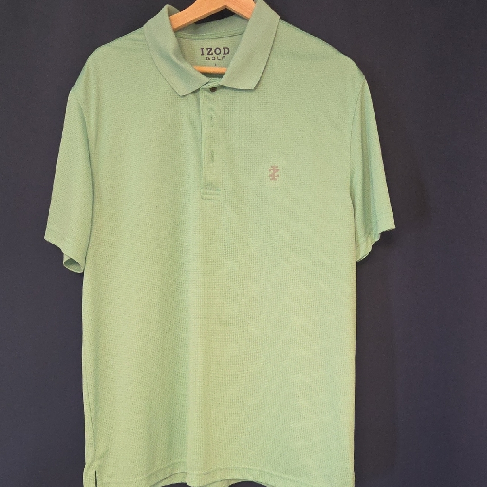 Izod Men’s Mint Green Polo Shirt‎